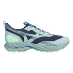 Mizuno Hardloopschoenen Mizuno Wave Rider TT 2 Trailschoen Heren-Petrolblauw,Blauw