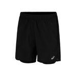 ASICS Kleding ASICS Core 2in1 7in Hardloopshorts Heren-Zwart