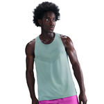 Nike Hardloopshirt Nike Stride Tanktop Heren - turkoois, zilver
