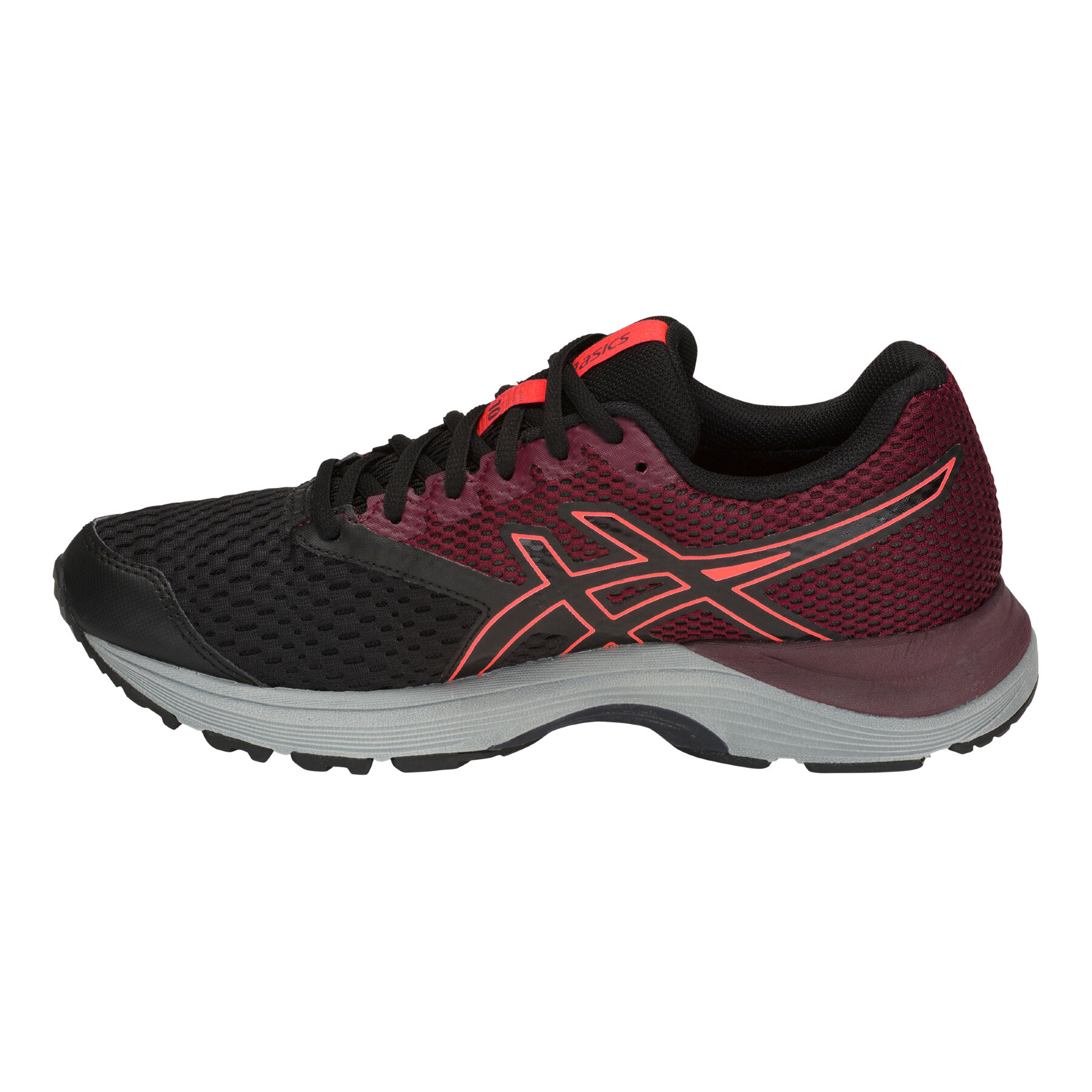 ASICS Gel Pulse 10 G TX Neutrale Schoen Dames Zwart Donkerrood online kopen Running Point NL