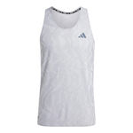 adidas Kleding adidas Ultimate Engineered Hardloopshirt Heren-Zilver