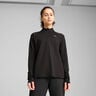 Velocity Cloudspun 1/4 Zip Hardloopshirt Dames-Zwart