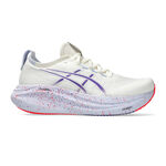 ASICS Hardloopschoenen ASICS Gel-Nimbus 27 Tokyo Neutrale Schoen Heren-Wit,Paars