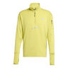 Adi365 Warm Half-Zip Hardloopshirt Heren-Geel