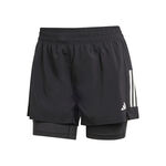 adidas Kleding adidas Own the Run 2in1 Hardloopshorts Dames - zwart, 
