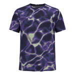 Odlo Kleding Odlo Zeroweight Chill-Tec Hardloopshirt Heren-Paars,Mint