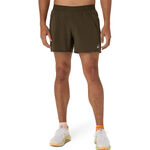 ASICS Kleding ASICS Road 5in Hardloopshorts Heren-bruin, groen