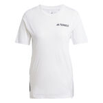 adidas Kleding adidas Terrex XPR Hardloopshirt Dames-Wit