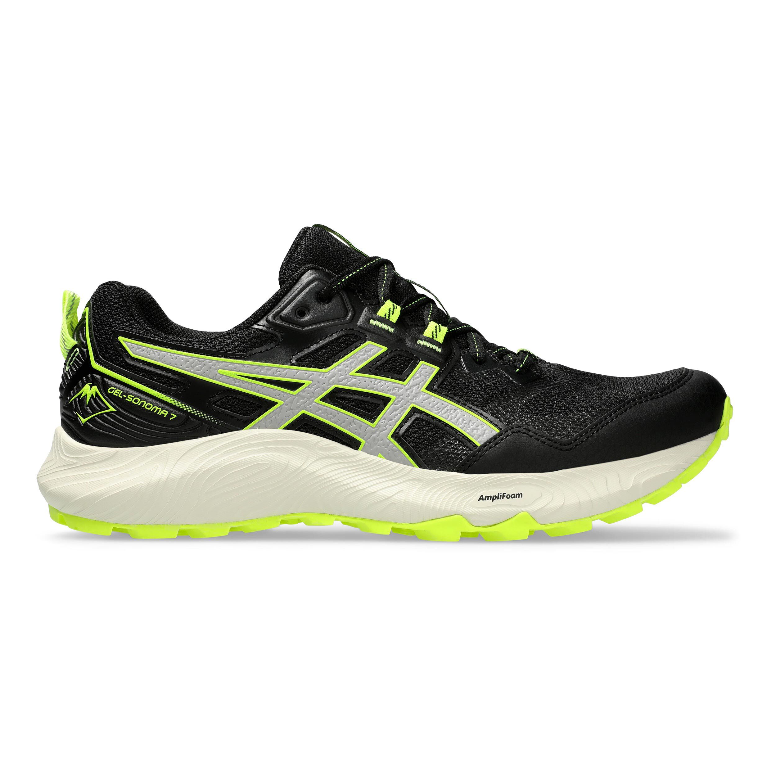 ASICS Gel Sonoma 7 Trailschoen Heren Zwart Groen in maat 46 online kopen Running Point NL