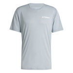 adidas Kleding adidas Terrex XPR Hardloopshirt Heren-Blaugrau