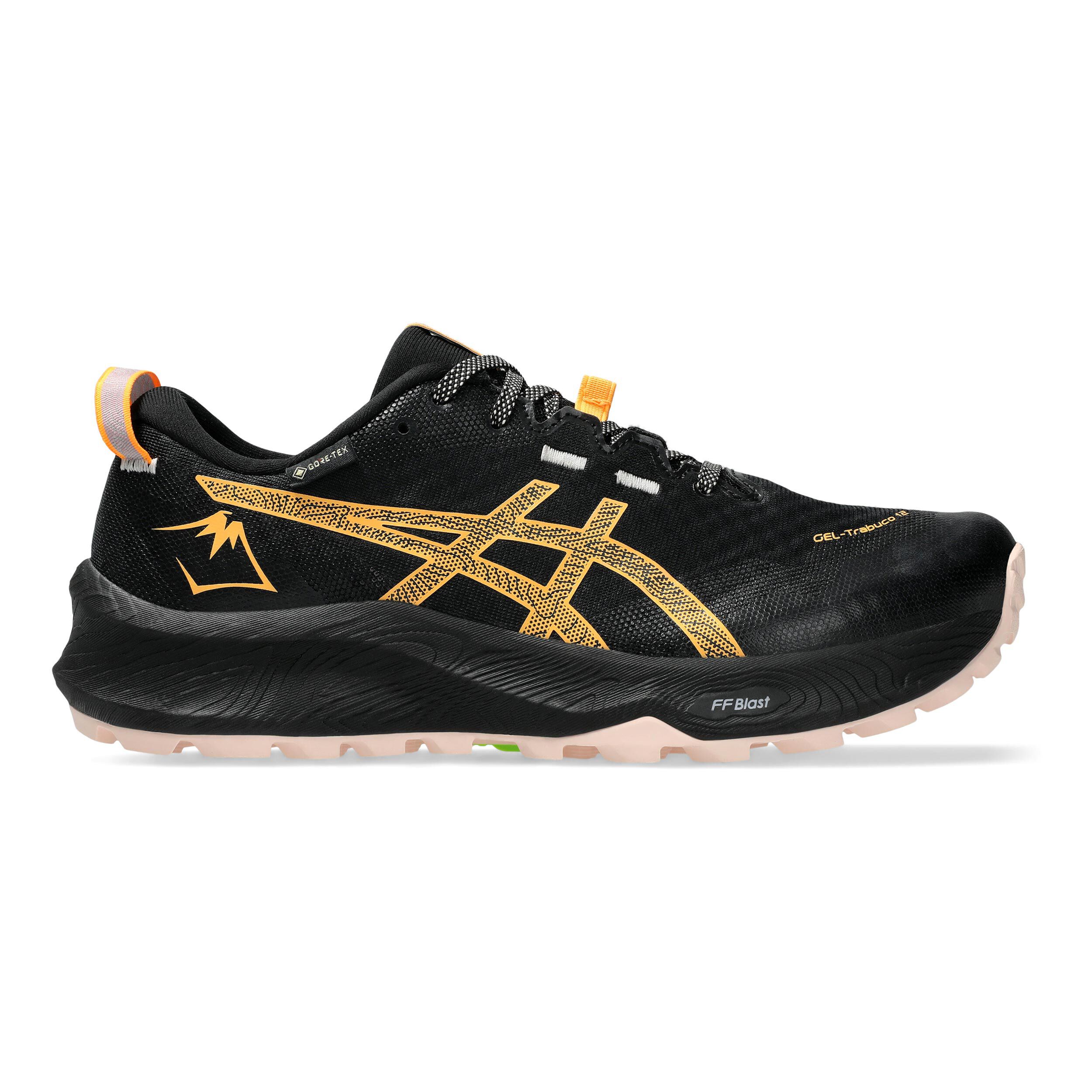 ASICS Gel Trabuco 12 GTX Trailschoen Dames Zwart Oranje online kopen Running Point NL
