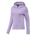 adidas Kleding adidas Own the Run Winter Half-Zip Hardloopshirt Dames-mauve