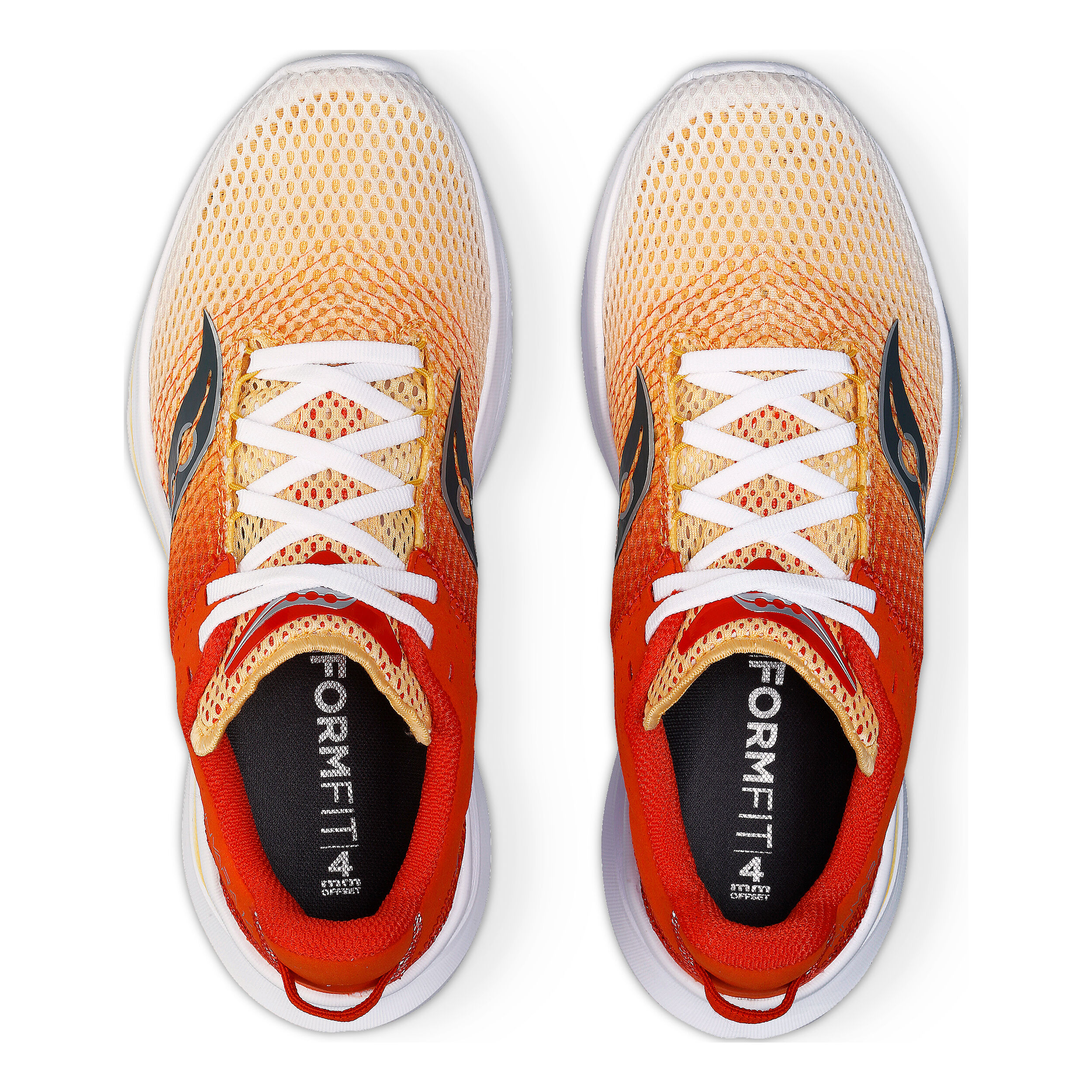 Saucony Kinvara 14 Neutrale Schoen Dames Wit Oranje online kopen Running Point NL