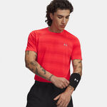 Under Armour Hardloopshirt Under Armour Velociti  Hardloopshirt Heren-rood, zilver