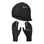 Nike Kleding Nike Essential Running Set Laufmütze + Hardloophandschoenen Dames-Zwart,Wit