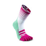 UYN Kleding UYN Runner's Five Hardloopsokken Dames-Wit,Groen