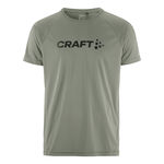 Craft Kleding Craft Core Essence Logo Hardloopshirt Heren-Groen