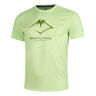 Fujitrail Logo Hardloopshirt Heren-Limoen,Olijf