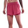 Swift 2in1 Short Hardloopshorts Dames-berry, zilver