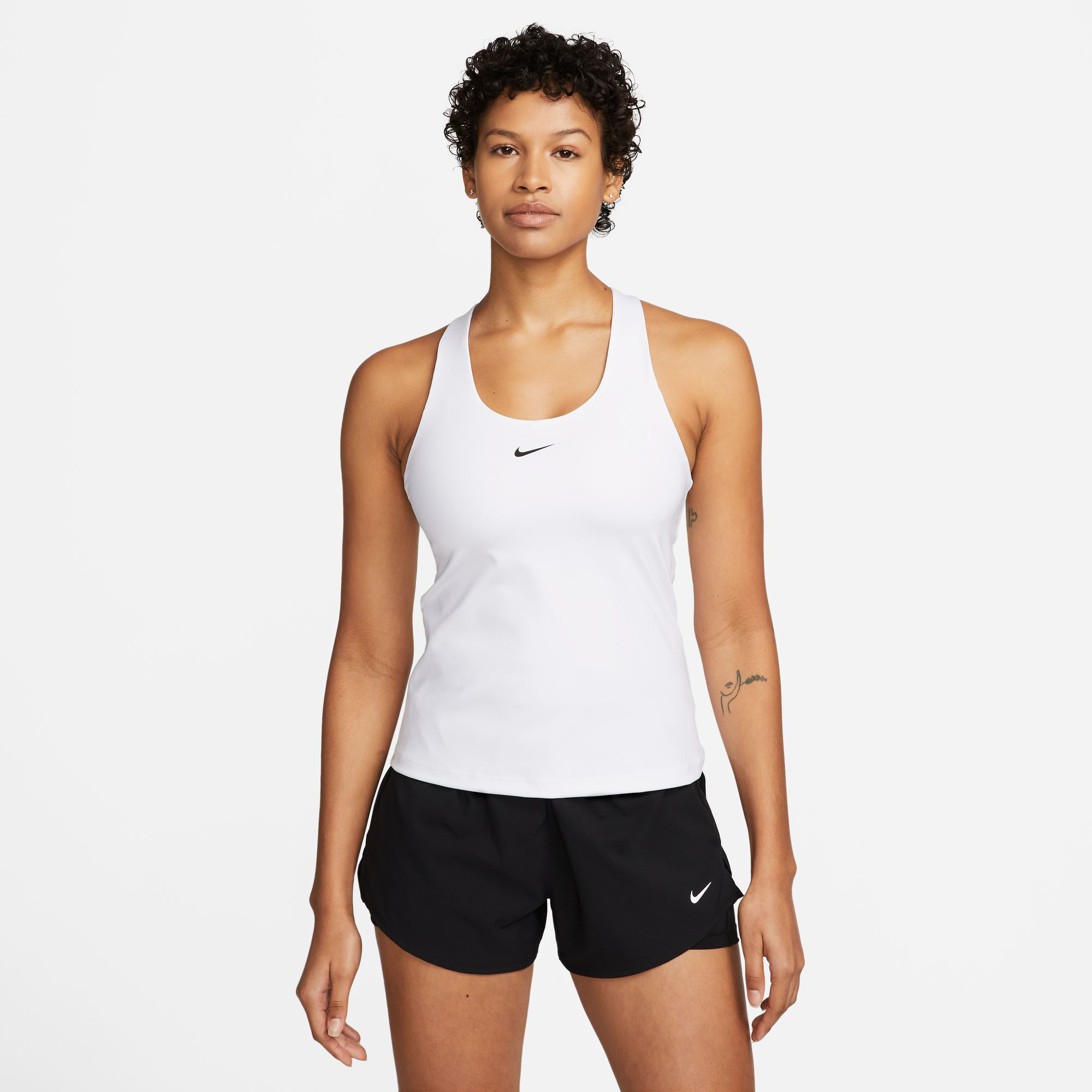Nike Dri Fit Swoosh Bra Tanktop Dames Wit online kopen Running Point NL