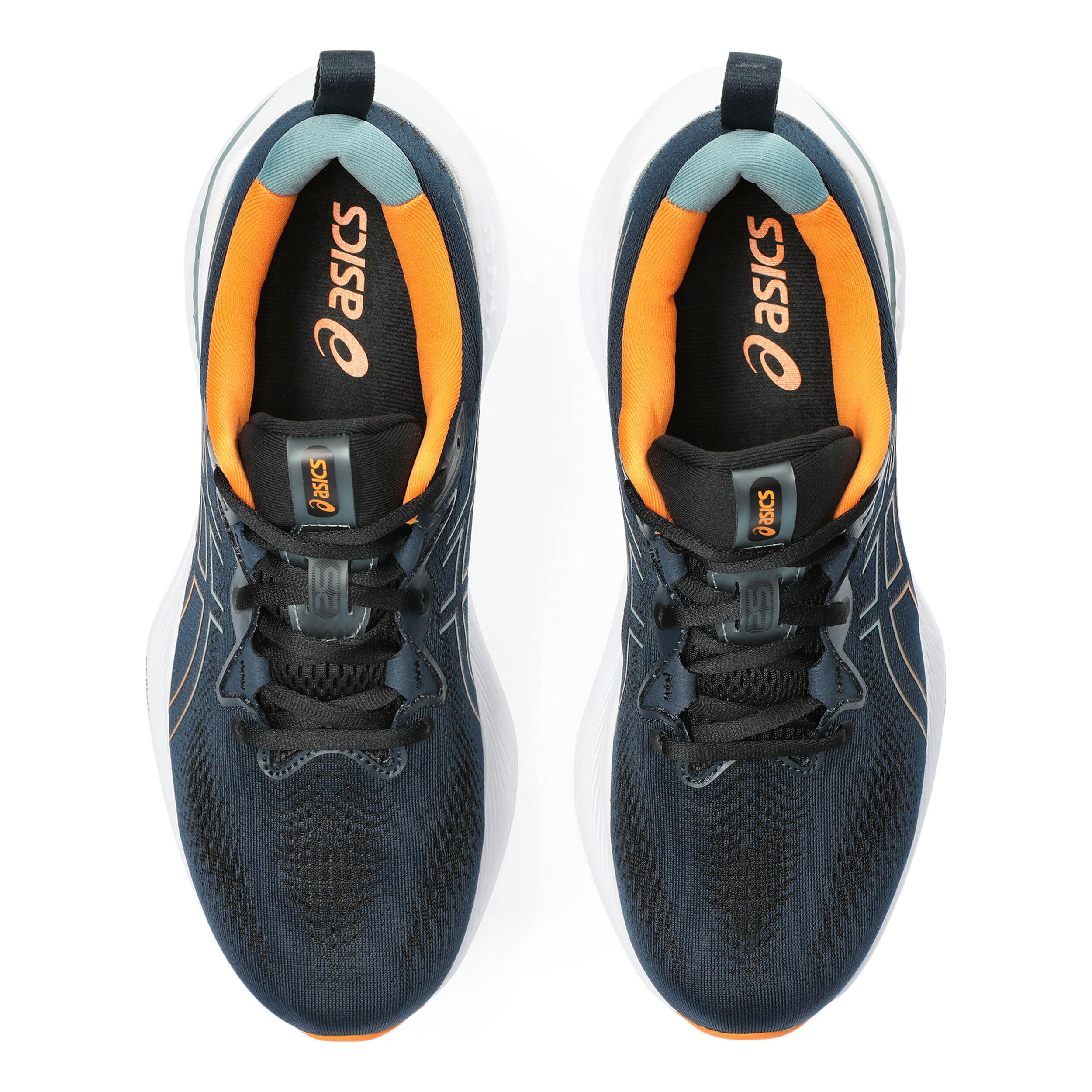 ASICS Gel Cumulus 25 Neutrale Schoen Heren Petrolblauw Oranje