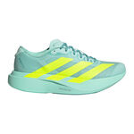 adidas Hardloopschoenen adidas Adizero Evo SL Wedstrijdschoen Dames-Mint,Neongeel