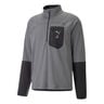 Seasons Raincell Half-Zip Topje Hardlopen Heren-Grijs,Zwart