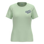 Odlo Kleding Odlo Essential Print Hardloopshirt Dames-Mint