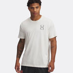 Under Armour Kleding Under Armour Run 96 Hardloopshirt Heren-Wit