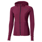 Mizuno Kleding Mizuno Active Warmalite Hybrid Full Zip Hardloopshirt Dames-Paars