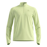 Odlo Kleding Odlo Essential Thermal Midlayer 1/2 Zip Hardloopshirt Heren-limoen