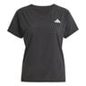 Adizero Hardloopshirt Dames-Zwart