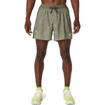 ASICS Kleding ASICS Fujitrail AOP 5in Hardloopshorts Heren-Groen