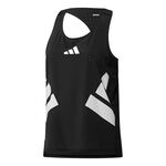 adidas Kleding adidas Road To Records Tanktop Dames-Zwart,Wit