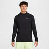 Stride Half-Zip Hardloopshirt Heren - zwart, zilver
