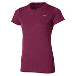 Mizuno Kleding Mizuno Core Impulse Hardloopshirt Dames - paars, 