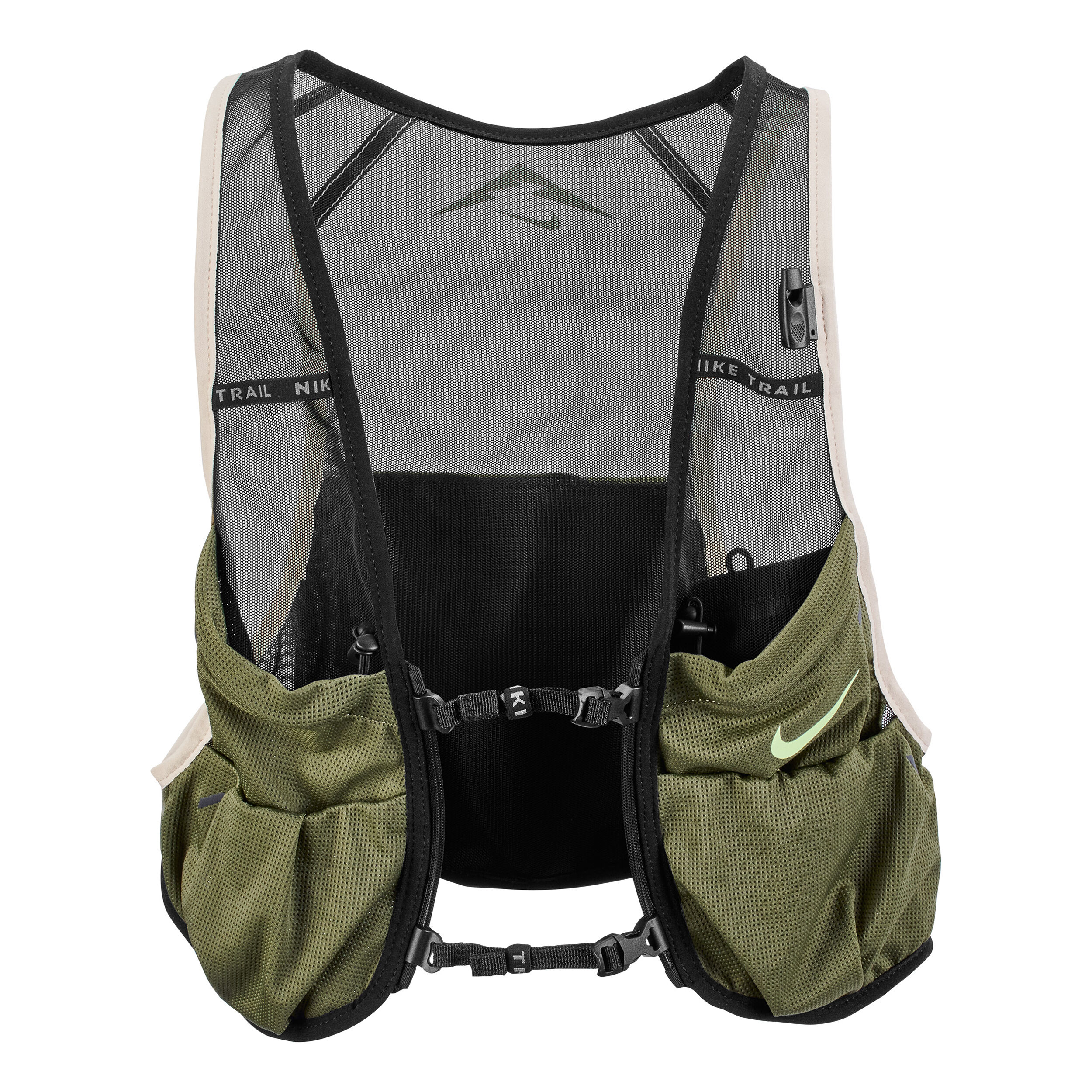Nike Trail Vest 2.0 Drinkrugzak Zwart Olijf online kopen Running Point NL