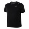Dri-Fit Rise 365 Hardloopshirt Heren-Zwart,Zilver