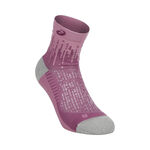 ASICS Kleding ASICS Performance Run Quarter Hardloopsokken-Paars,Mauve