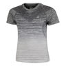 Seamless Hardloopshirt Dames-Wit,Grijs