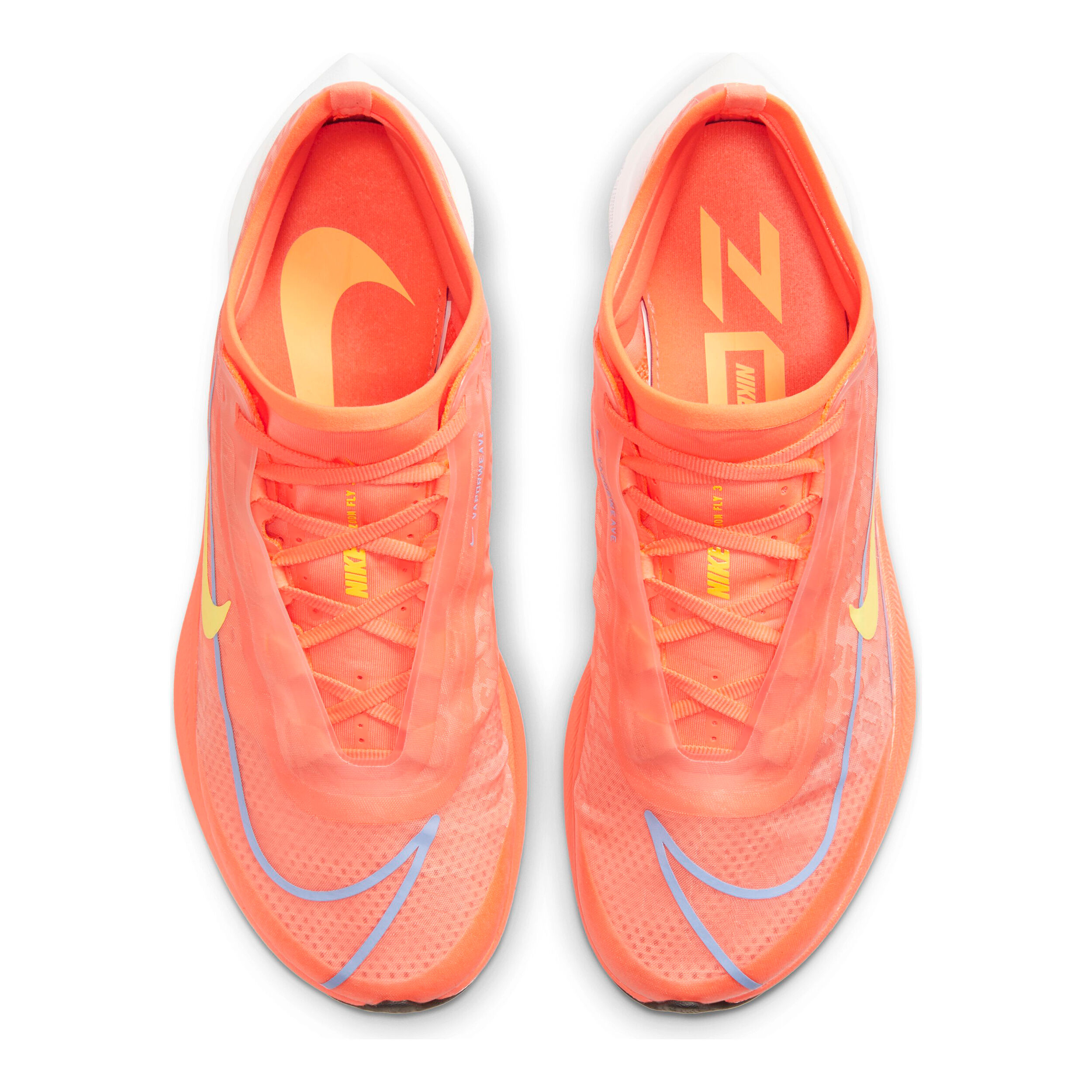 Nike Zoom Fly 3 Neutrale Schoen Dames Oranje Citroengeel online kopen Running Point NL