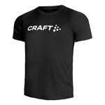 Craft Kleding Craft Core Essence Logo Hardloopshirt Heren-Zwart