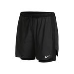 Nike Kleding Nike Dri-Fit Stride 2in1 7in Hardloopshorts Heren-Zwart,Grijs