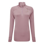 Ronhill Kleding Ronhill Tech Prism 1/2 Zip Hardloopshirt Dames-Oud Roze