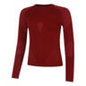 Warm Longsleeve Dames-rood