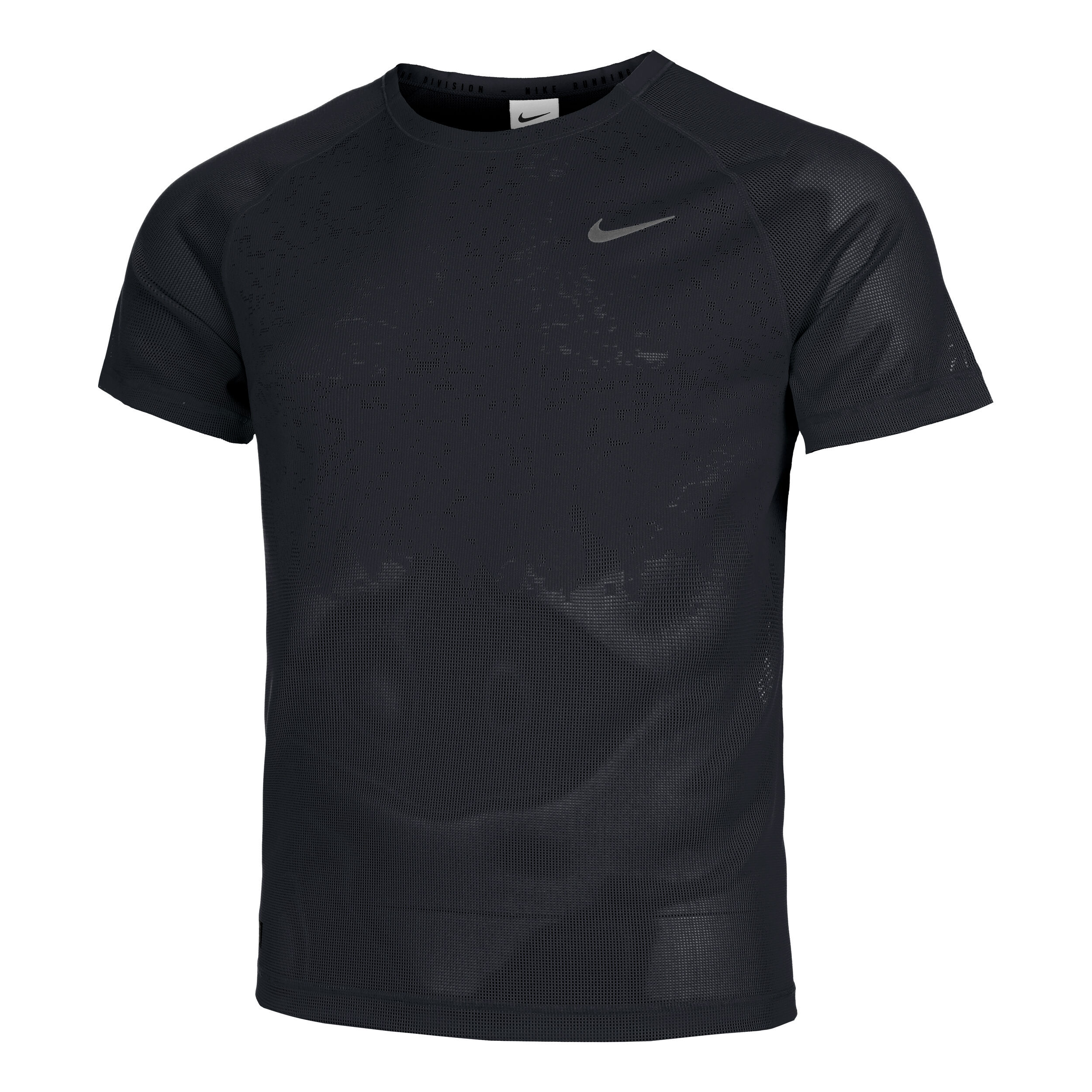 Nike Dri Fit Advantage Run Division Techknit Hardloopshirt Heren Zwart online kopen Running Point NL