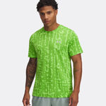 Under Armour Kleding Under Armour Launch Printed Hardloopshirt Heren-Neongroen,Groen