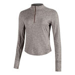 Nike Kleding Nike Swift Half-Zip Hardloopshirt Dames-Bruin
