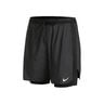 Dri-Fit Stride Hybrid 5in 2in1 Hardloopshorts Heren-Zwart,Grijs