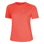 ASICS Kleding ASICS Road Hardloopshirt Dames-Koraal